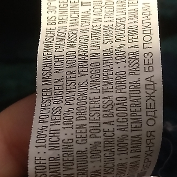 Forever 21 Men's 100% polyester and Jean jacket distressed Size large. - Picture 6 of 8